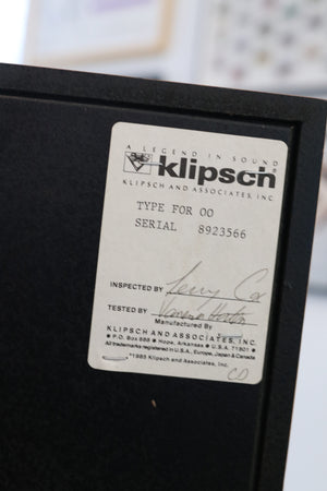 Klipsch Forte I - $1,499